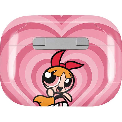 Cartoon Network Powerpuff Girls Blossom Pink Hearts Apple AirPods Pro Skin